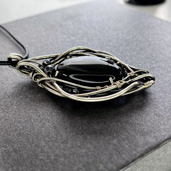 Shadow Guardian — Obsidian Pendant - Image 4