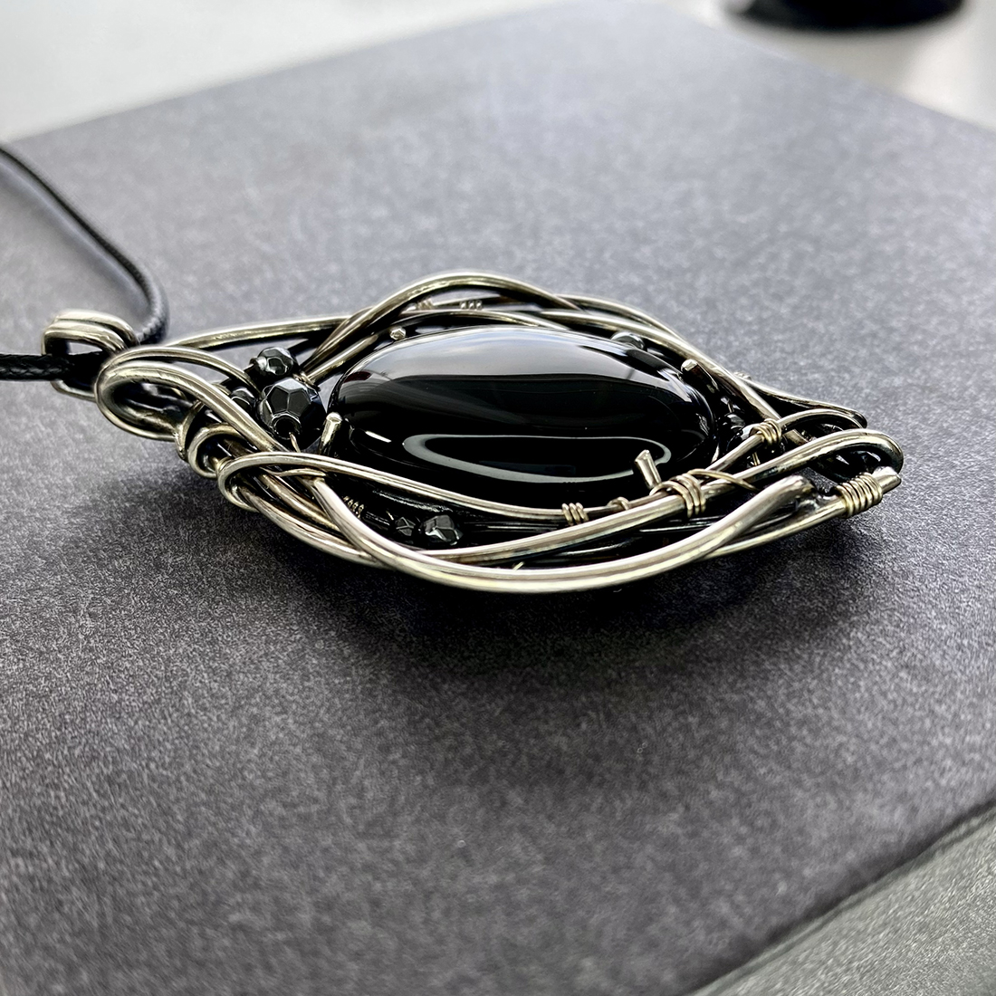 Shadow Guardian — Obsidian Pendant - Image 4