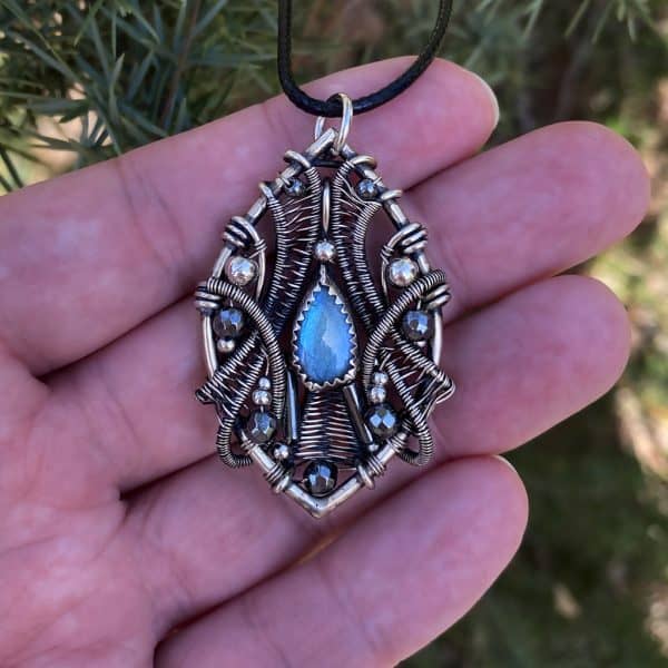 Arcane Core — Labradorite Pendant - Image 4