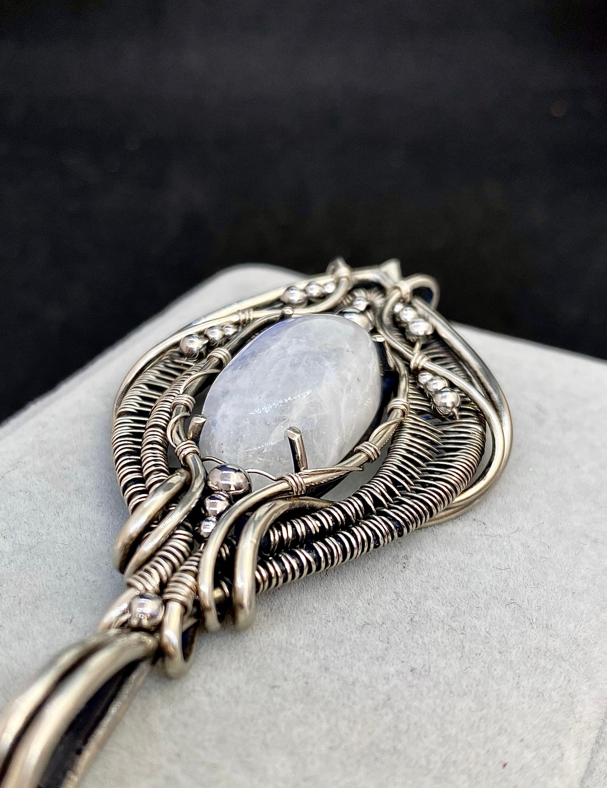 Stone of the Silent North — Moonstone Pendant - Image 4