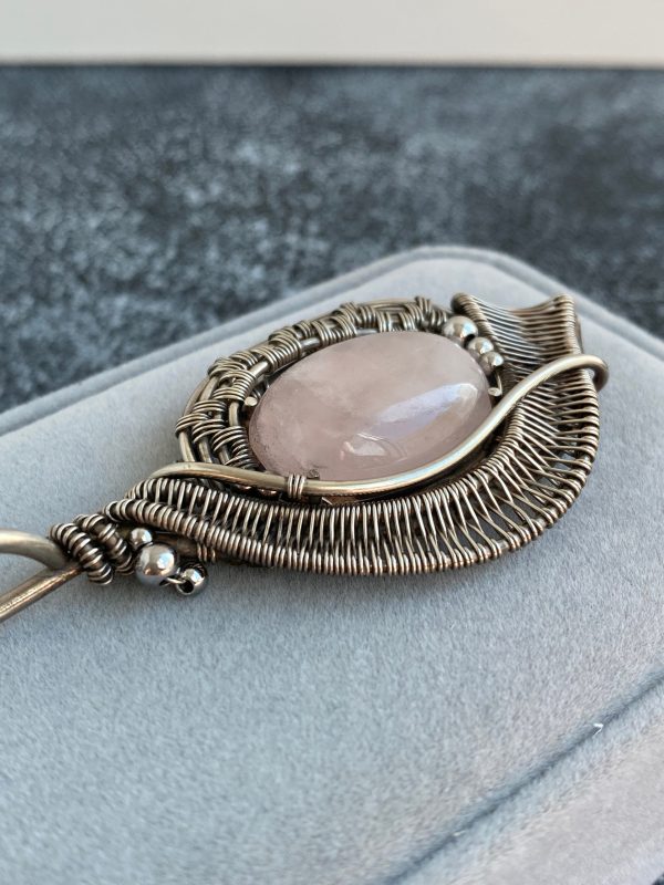 Eye of Love — Rose Quartz Pendant - Image 3