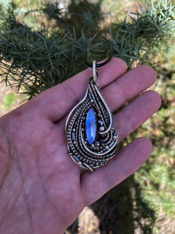 Echo of the Deep — Labradorite Pendant - Image 5