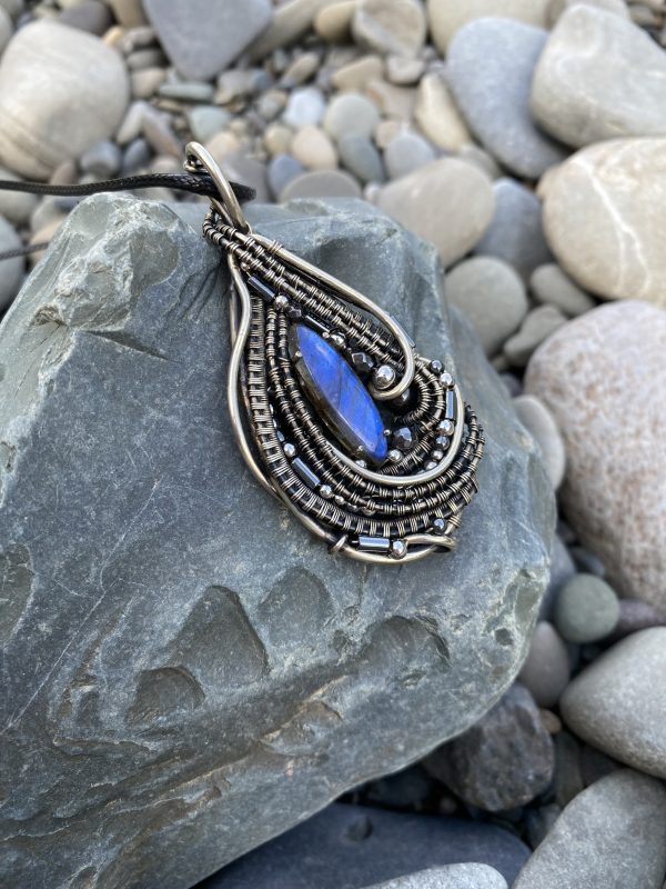 Echo of the Deep — Labradorite Pendant - Image 4