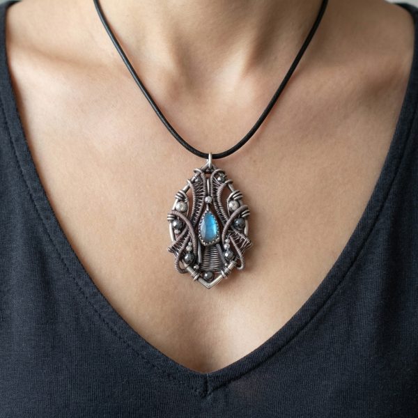 Arcane Core — Labradorite Pendant - Image 3