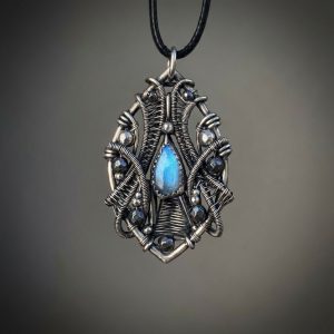 Arcane Core — Labradorite Pendant