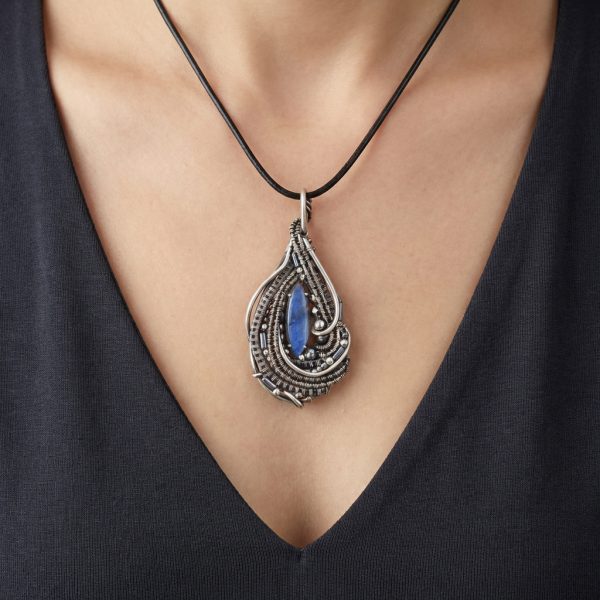 Echo of the Deep — Labradorite Pendant - Image 2