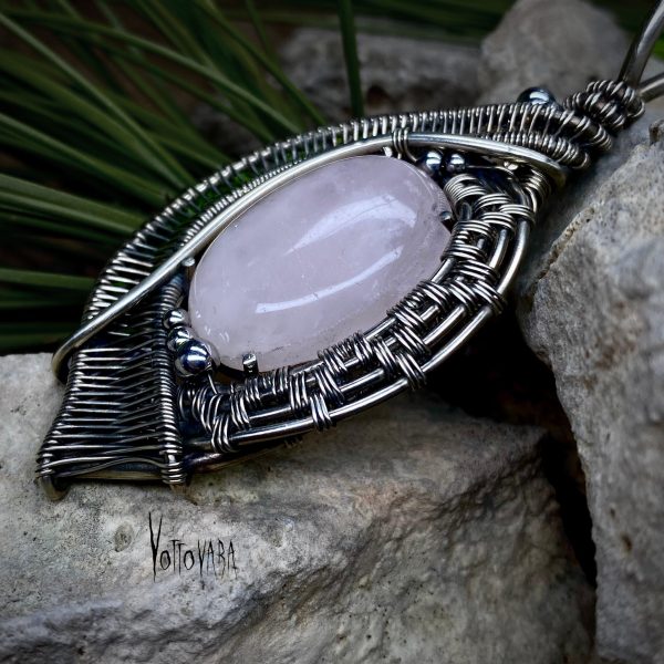 Eye of Love — Rose Quartz Pendant - Image 5