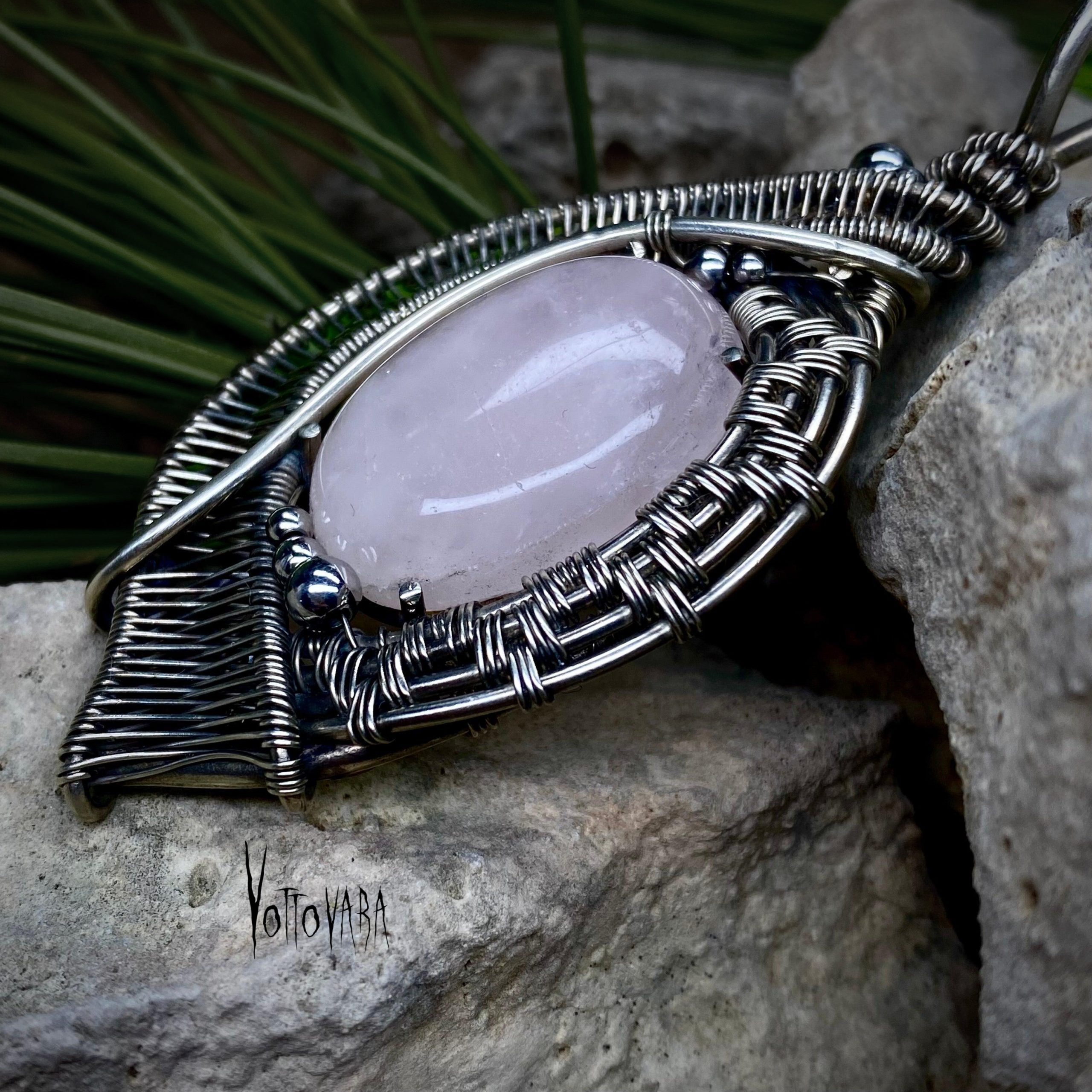 Eye of Love — Rose Quartz Pendant - Image 5