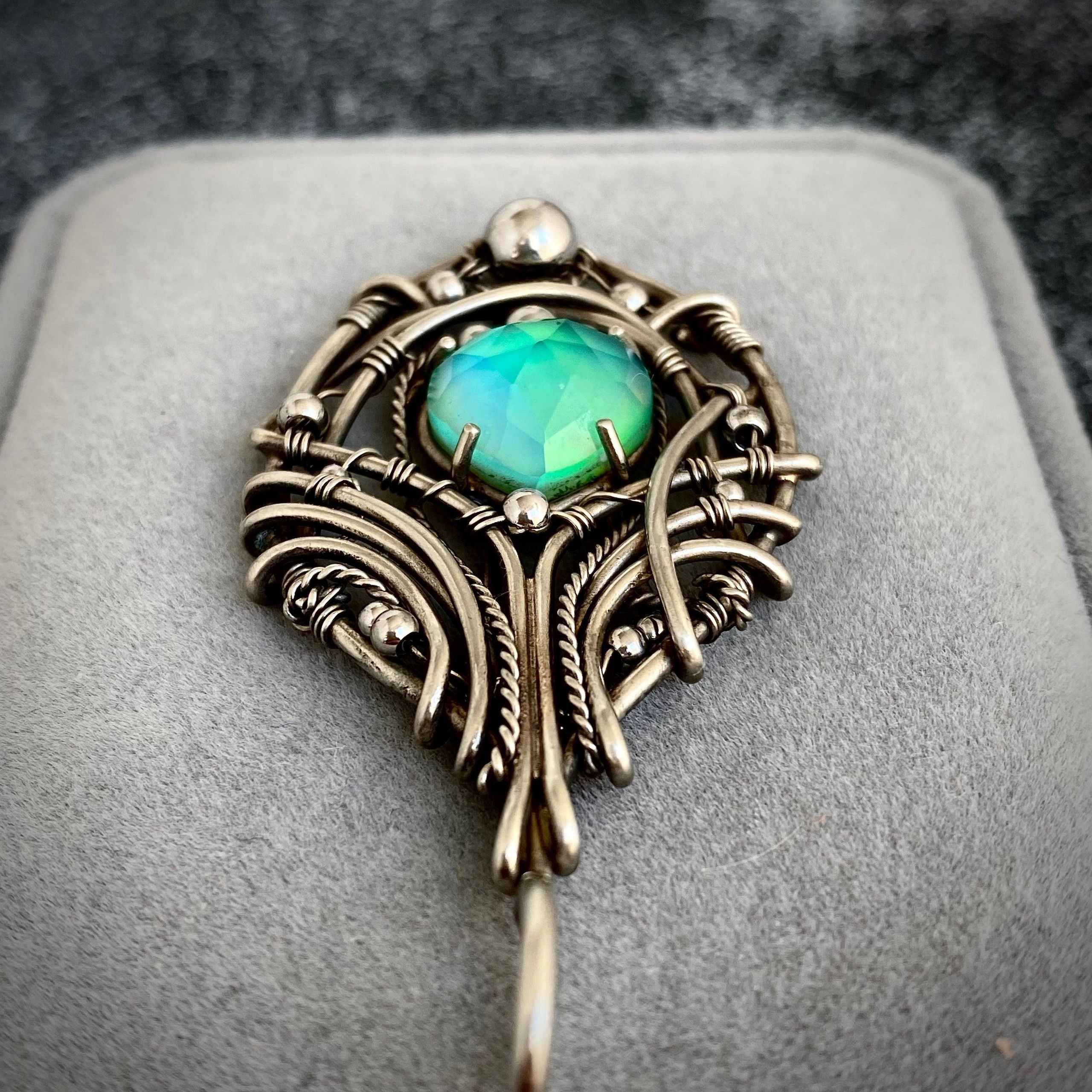 Green Star — Aurora Opal Pendant - Image 2