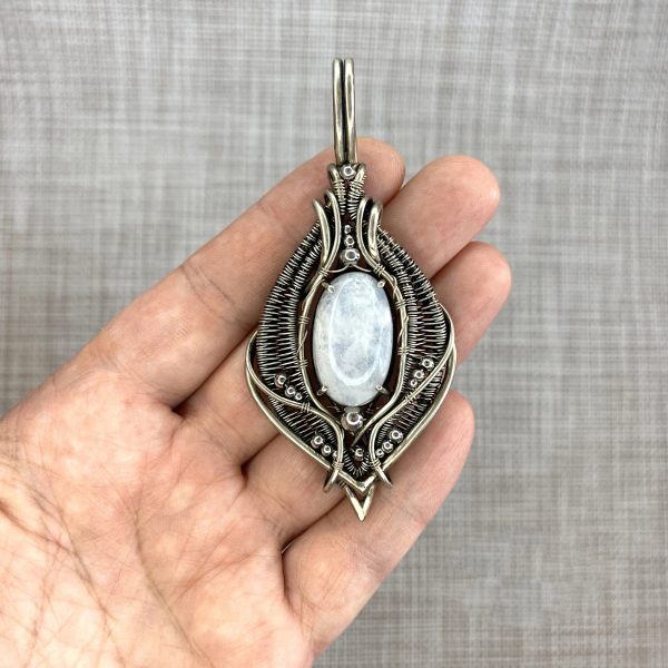 Stone of the Silent North — Moonstone Pendant - Image 3