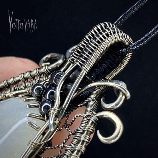 Alien Cocoon — Moonstone Pendant - Image 5