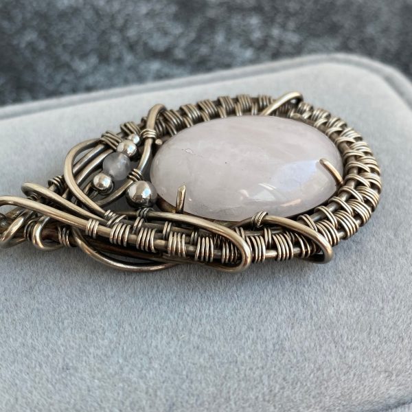Heartseer — Rose Quartz Pendant - Image 3