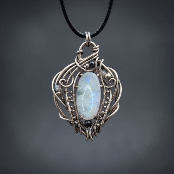 Moon Keeper — Moonstone Pendant