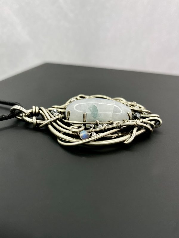 Moon Keeper — Moonstone Pendant - Image 3