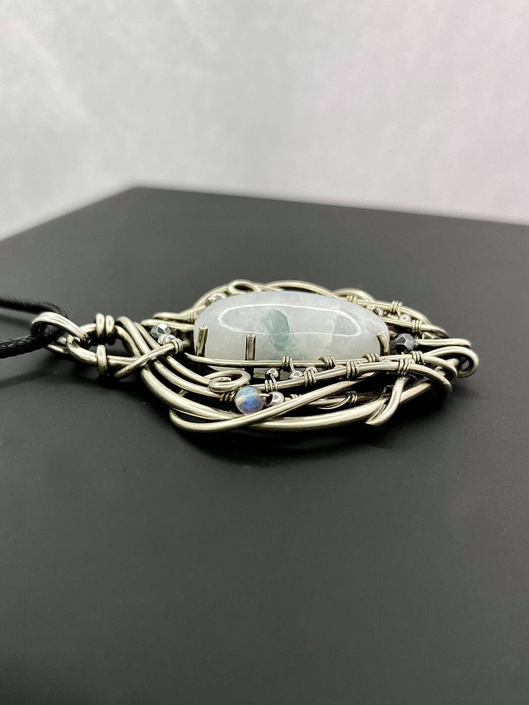 Moon Keeper — Moonstone Pendant - Image 3