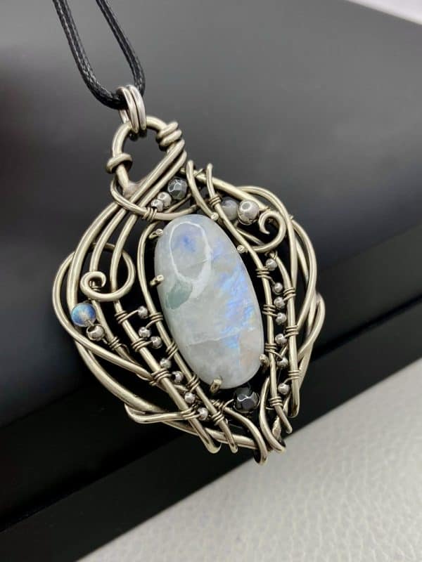 Moon Keeper — Moonstone Pendant - Image 6