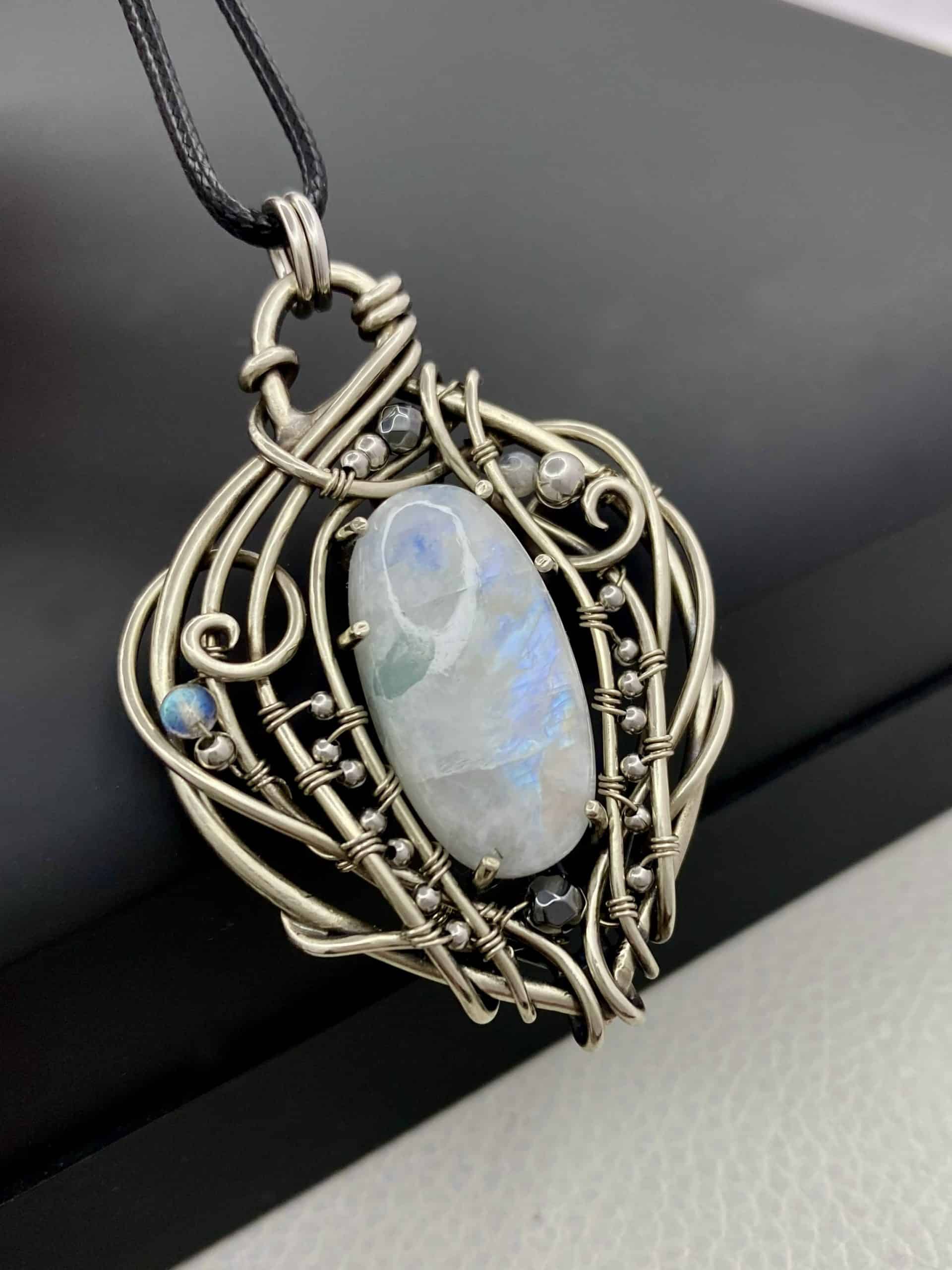 Moon Keeper — Moonstone Pendant - Image 6