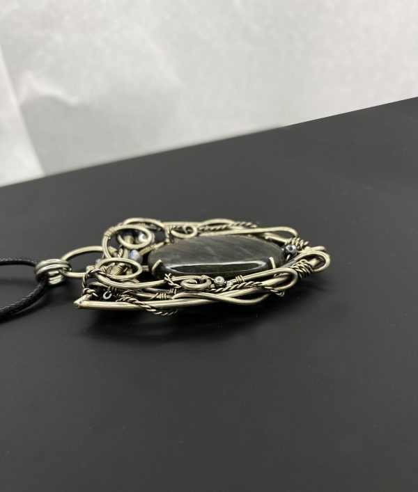 Twilight Stone — Labradorite Pendant - Image 4