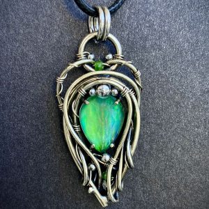 Green Spirit — Aurora Opal Pendant